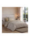 Nef-Nef Homeware Завивка С Двоен Размер С Пълнеж Микрофибър 240x230см. Elinda Екрю
