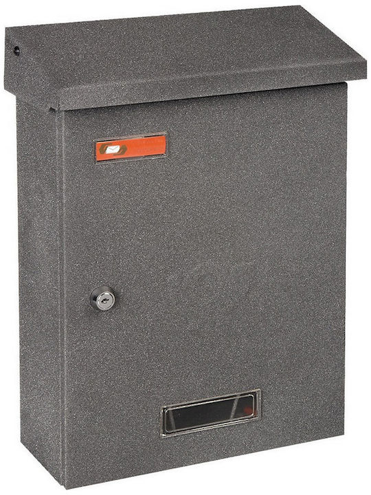Viometal Cutie Poștală În Aer Liber Metalică Gri 28x10x38cm 3001An