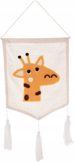 Home&Styling Collection Kinderwanddekoration Hängende Tiere 70x37cm