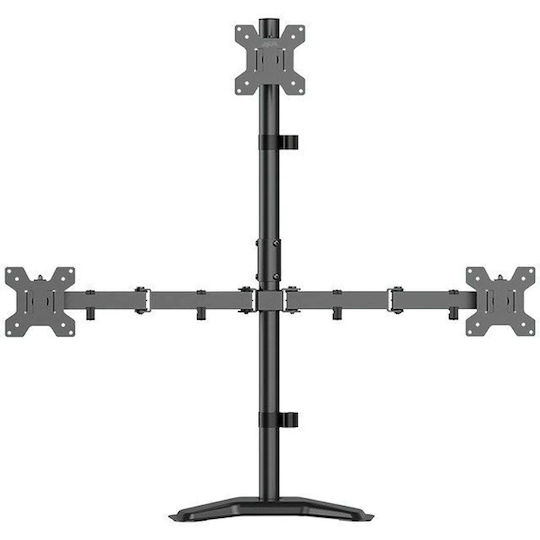 LogiLink Настолна стойка за 3 Монитора до 32" с Рамо (BP0219)