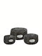 Home&Styling Collection Plant Pots Grey 29x29x19cm 3 Pieces