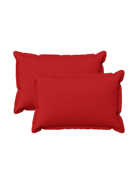 vidaXL Μαξιλάρι Καναπέ Houten Κόκκινο 50x70εκ.