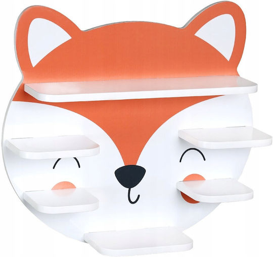 Kids Wall Mount Shelf Multicolour 45x12x42cm