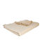 Atmosphera Leinen-Tagesdecke für Doppelbett Beige 230x250cm