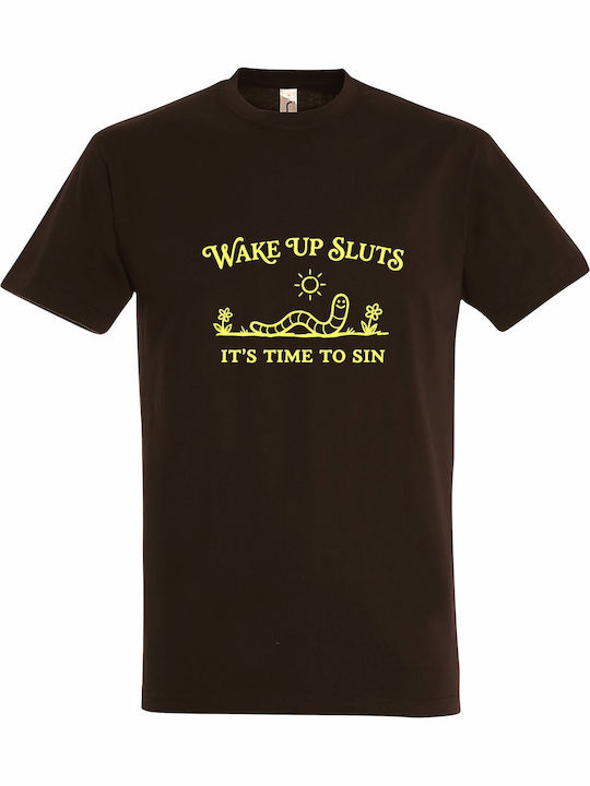 kirikoko Wake Up Sluts It's Time To Sin, Funny Worm, Sarcastic Retro