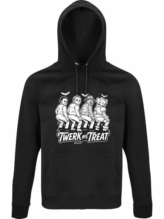 Bio-Baumwolle Unisex Kapuzenpulli Twerk Treat H...