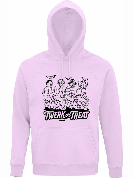Bio-Baumwolle Unisex Kapuzenpulli Twerk Treat H...