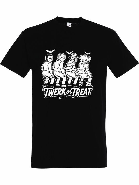 T-shirt Унисекс Twerk Treat Horror Characters S...