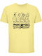T-shirt Unisex " Twerk Treat Horror Characters Spooky Sexy Halloween " Light Yellow