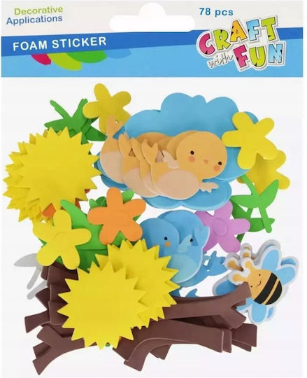 Craft with Fun Autocolante 78 Bucăți