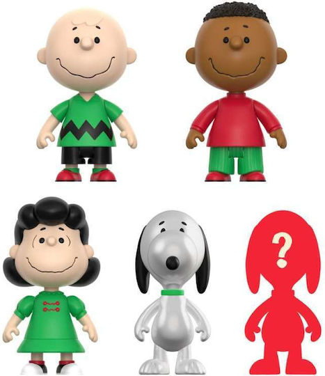 Peanuts Reaction Φιγούρες Δράσης Μεγέθους 10cm Wave 08 Holiday Blind Box Display Σετ 12 Τεμάχια