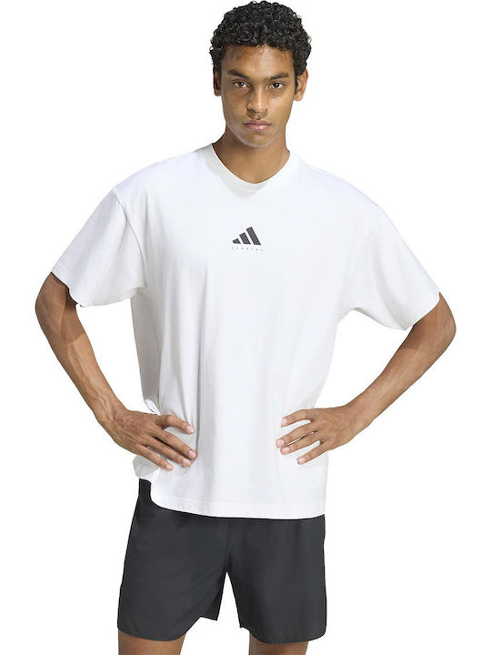 adidas Performance Polo Sportlich T-Shirt Weiß
