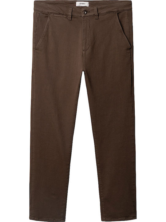Gabba Paul Pantaloni Bărbați Chino Maro