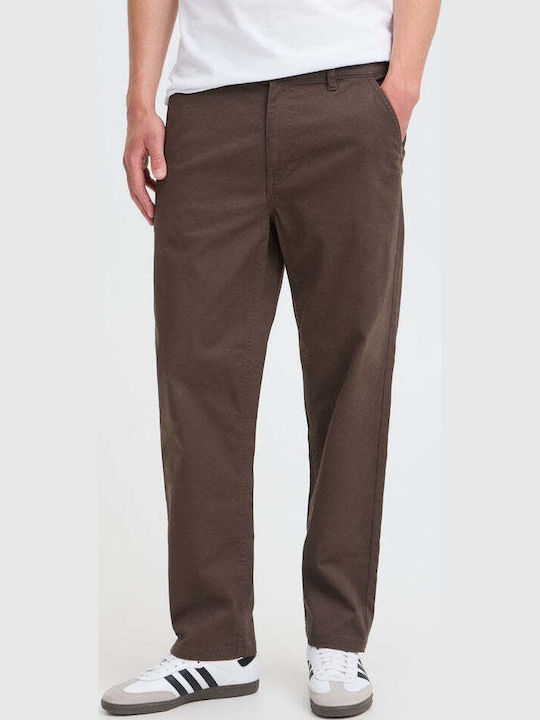 Ανδρικό Παντελόνι Chino Ελαστικό Relaxed Fit Brown