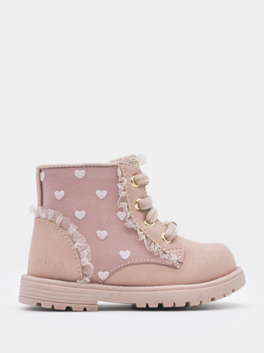 Mayoral Baby Soft-Sole Boots Pink Mayoral Baby Soft-Sole Boots Pink