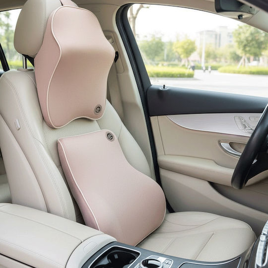 Perne Auto Premium Confort Suport Lombar Cervical Compatibile Cu Toate Mașinile Husa Detasabilă