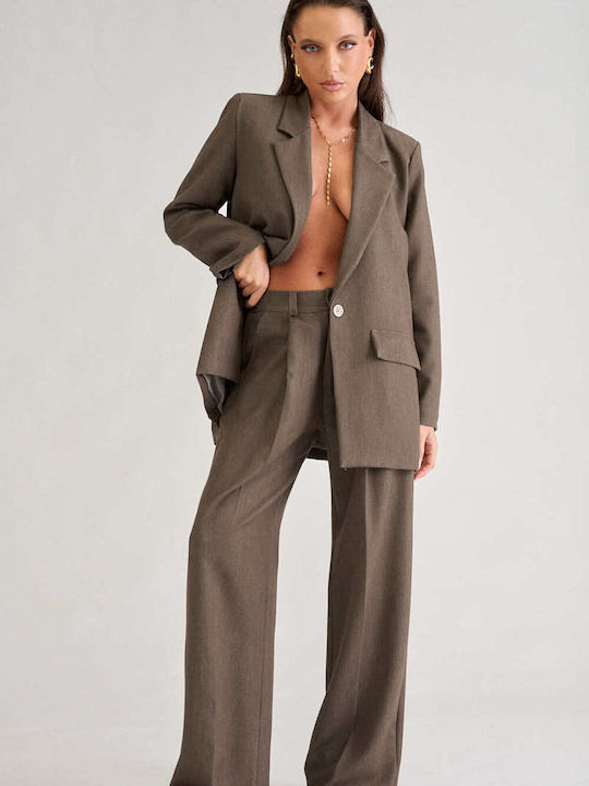 Decoro Women's Brown Kit with Trousers