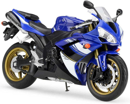 Welly Yamaha Yzf-r1 2008 Model Motocicletă Scara 1:10 Albastru