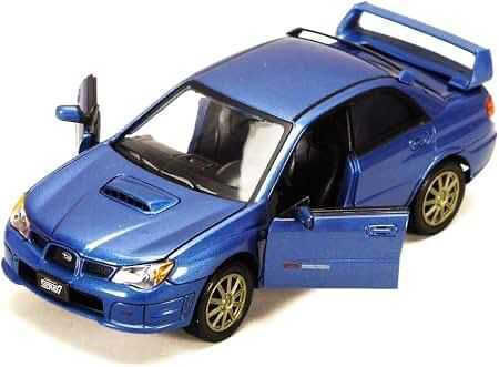 Subaru Impreza Wrx Sti 1:24 Scale Blue Model Car