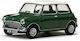 Mini Cooper S 1967 Model Car 1:43 Scale Green White Roof