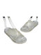 Women's Silver Flat Sandals