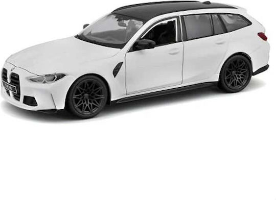 Mașină model BMW M3 Touring 2023 la scara 1:24 Albă