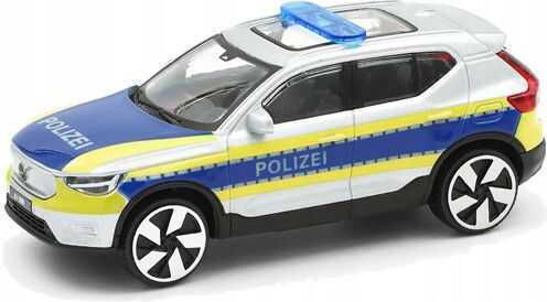 Volvo Ex40 2022 Police Car Model Polizei 1:43 Scale Multicolor