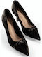 Spitze Zehe Pumps Schwarz