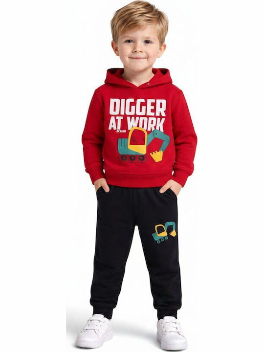 Action Sportswear Set Trening Pentru Copii Roșu