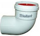 Vaillant Kaminrohr Ecke 90° 80mm 300818