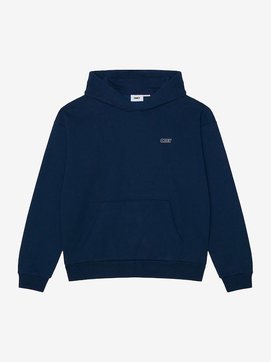 Obey Extra Heavy Hoodie Blue