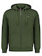 Hooded Cardigan Green