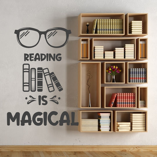 Стикер За Стена Reading Is Magical 33 Оттенъка 100x120см