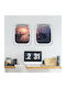 Dreidimensionales Wandsticker & Wandgemälde Ost in Shanghai 60x95cm