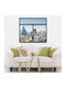 Dreidimensionales Wandsticker Stadt London 100x111cm