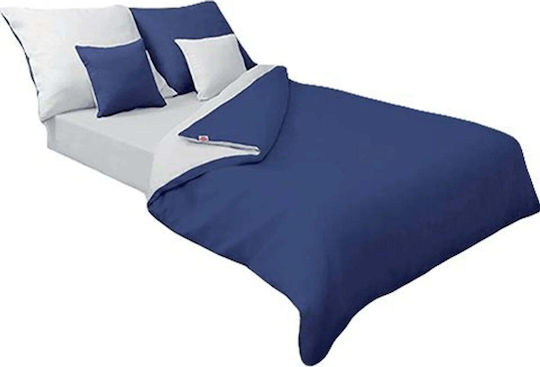 Multitex Set Huse Pentru Pilote 100% Bumbac 140x200cm Simplă Cu Față De Pernă Double Face Gold 7