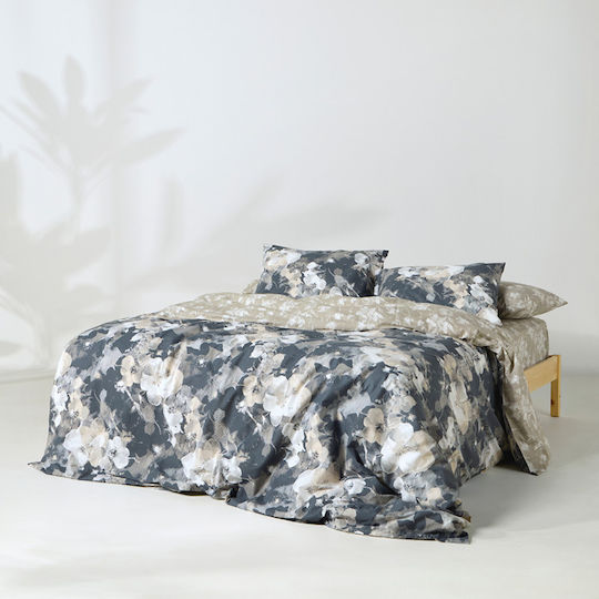 Kentia Подредба Плик за Завивка 100% Памук 260x240cm King Size с 2 Калъфки за Възглавници Azaro Azaro