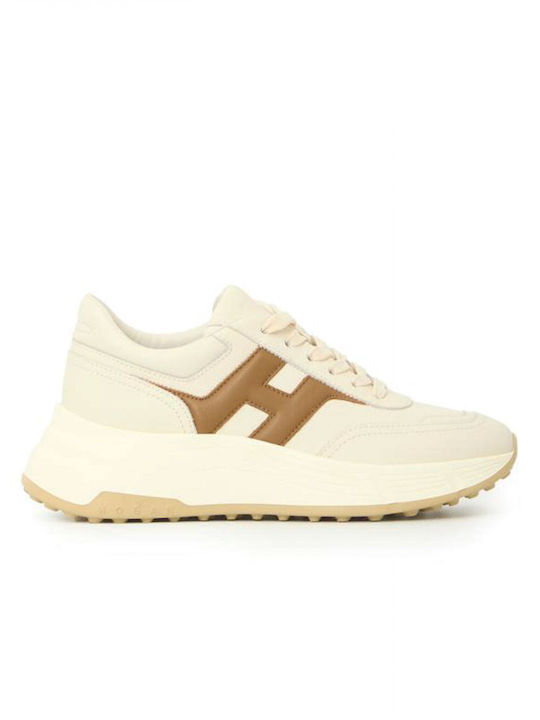 Hogan Allacciato H Women's Sneakers Ecru