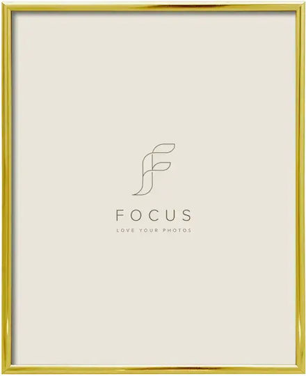 Focus Metallic Photo Frame With Gold Frame Focus Metallic Photo Frame With Gold Frame