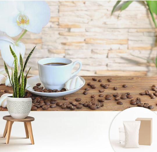 Brown Wall Wallpaper 208x146cm
