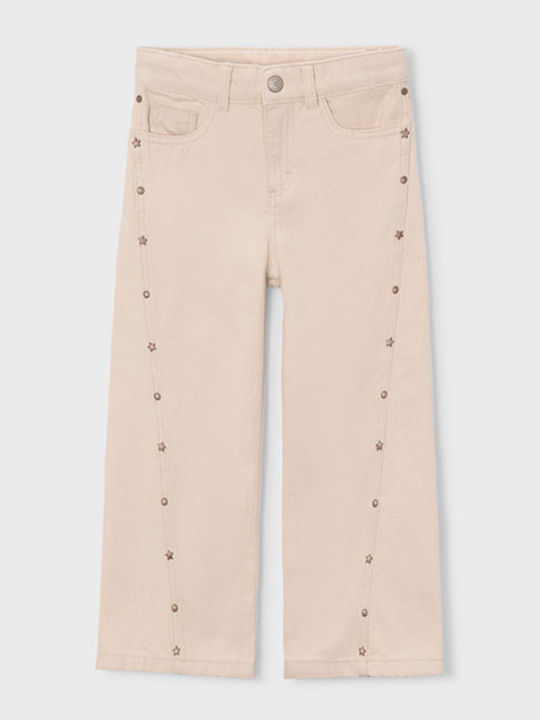 Mayoral Kids' Beige Jeans Trousers