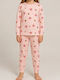 Extan Bebe Kids Nightwear Pink Pyj0429a