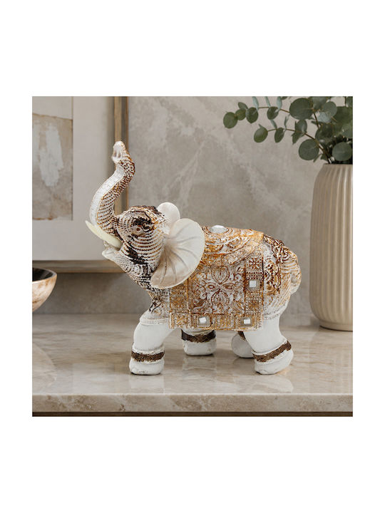 Keskor Decorative Polyresin Elephant 12x5.5x14cm