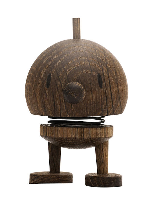 Hoptimist Dekorative Statuette aus Holz Bumble
