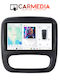 Carmedia Автомобилна Аудио Система За Opel Vivaro Fiat Talento Renault Trafic Nissan NV300 2014-2019 Bluetooth USB WiFi GPS Apple CarPlay Android Auto С Touch Screen 9.5"