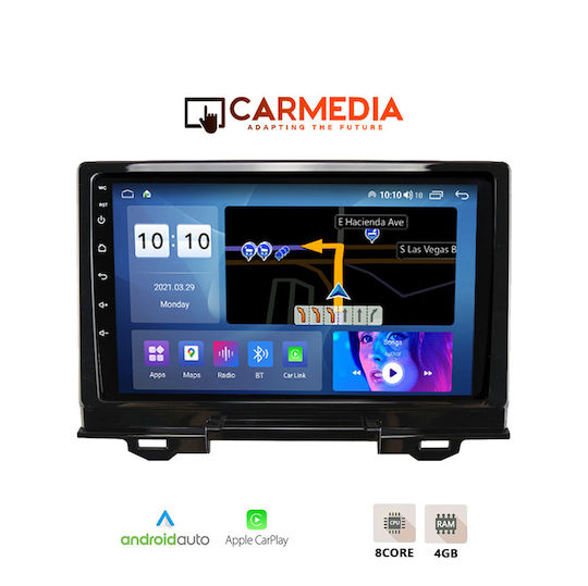 Carmedia Auto-Audiosystem für Honda HR-V 2021-2026 Bluetooth USB Eingebautes Wi-Fi GPS Apple CarPlay Android Auto mit 9 Zoll Touchscreen