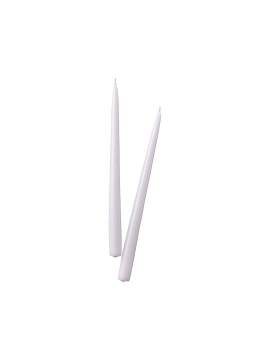 Butlers Dekoratives Kerze Twin Flame Kegel Grau...