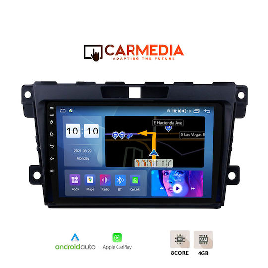 Carmedia Автомобилна Аудио Система За Mazda CX-7 2006-2012 Bluetooth USB WiFi GPS Apple CarPlay Android Auto С Touch Screen 9"