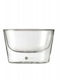 Excellent Houseware Стъклен Прозрачен Салатник 13x13см 2 Бройки