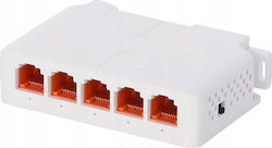 Pulsar Ext-poeg4din Ethernet Poe Erweiterung 4 Anschlüsse Din Schiene